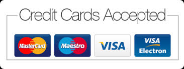 all credit cards accepted